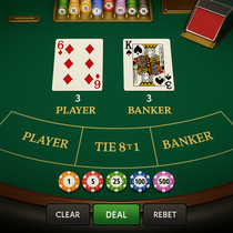 Wildrobin - Baccarat Table Game - High Stakes Gaming