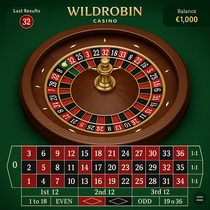 Wildrobin - Roulette Table Game - European and American Variants